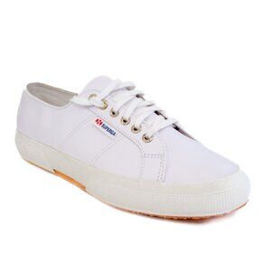 Superga 2750 Nappa Sneaker Leather Optical White Favorio Women’s Size 11